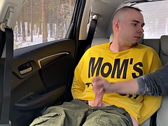 They tied me up in the car and made me cum