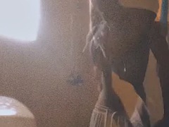 Amatør, Sort, Sort, Homoseksuel, Lingerie, Massage, Bad, Solo