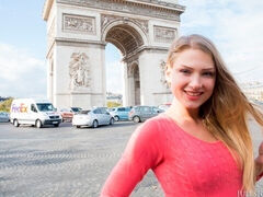 Lucy Heart French Slut Welcomes Manuel To Paris With Anal Sex