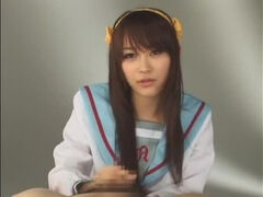Exotic Japanese girl Sho Nishino in Incredible POV, Handjobs JAV movie