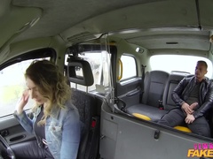 Female Fake Taxi (FakeHub): Fast paced fucking with French stud