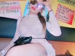 Anal, Groupe, Hard, Latex, Fille latino, Public, Adolescente, Jouets