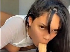 Amateur, Chica, Consolador, Masturbación, Montar, Solo, Juguetes