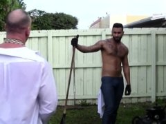 Outdoor bear assfucking muscle before cumming