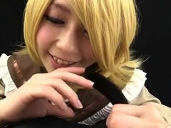 Adorable Japanese Ruka Kanae featuring rimjob