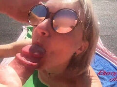 Blond Oral Big Man Sausage and Jism in Jaws POINT OF VIEW