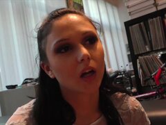 Naughty pornstar fucks her fan in POV-style video