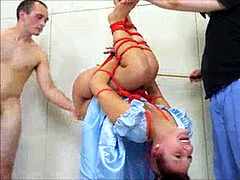 Anal, Cul à la bouche, Bondage domination sadisme masochisme, Bondage, Extrême, Bâillonner, Maigrichonne, Fessée