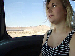 mother Gives son-in-law Handjob on Roadtrip and jacks - Fifi Foxx