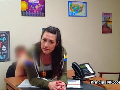 Quickie with PE teacher at the principals office