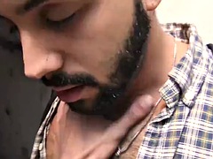 Straight Latino fucks with a man for the first time