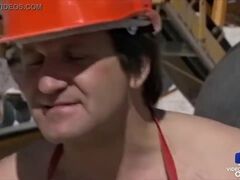 Lana Forest comes to the construction website for a great rectal ravage