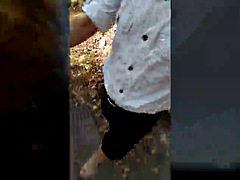 Look! This boy walks barefoot in nature, on the grass, outdoors on a hot summer day Gay Foot Fetish Video Jon Arteen Model
