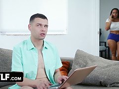 Mylf Classics: Carmela Clutch gets her pussy licked and fucks stepson in reverse cowgirl position