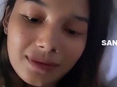 Teen fucks her fangs cute