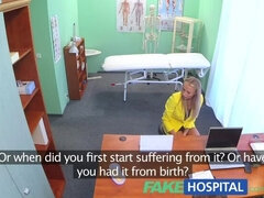 FakeHospital Claustrophobic sexy russian blonde seem to love gorgeous nurse