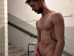 German boy Public outdoors, outdoors, cum on face, cum, piss, swallowing, naked muscles, small cock, big cock, young, straight, masturbation