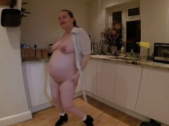 Pregnant Stepmom in Uniform