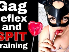 Gag and Spit Training Femdom