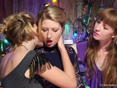 Noelle, Prim, & Ren: Tiki Bar Lesbians with Hairy Bodies