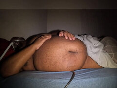 Bedtime belly inflation part 1& 2. Working on getting a better angle but that may have to wait till after I move