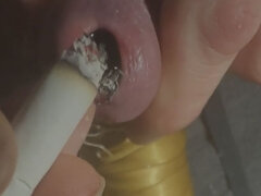 Urethra Cigarette Torture