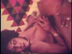 American Interracial Vintage Fuck for a Black Pussy and a White Cock