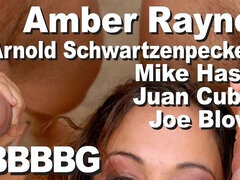 Amber Rayne & Arnold Schwartzenpecker & JOE Blow & Juan Cuba & Mike Hash Bbbbg Suck Facials