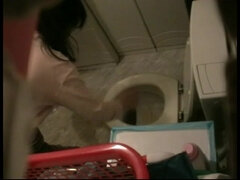 japanese wife four times on toilet