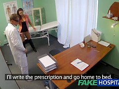 Fakehospital married wife with fertility problem has pussy studied