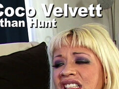 Coco Ono Velvett & Ethan Hunt stripped suck fuck facial