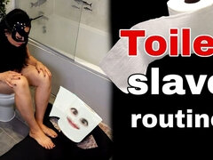 Toilet Slave Routine Femdom Piss