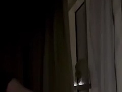 A young man fucks his slender stepmother in a hotel room