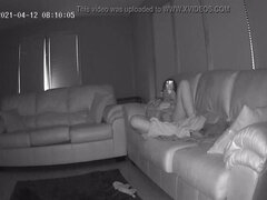 Sister in Law Caught Masturbating on My Couch Housesitting Hidden Cam