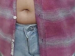 Frau, Nahrung, Indisch, Jeans, Masturbation, Solo