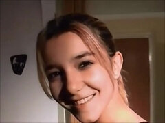 18 Year Old Swedish Girl In Stockings Bangs