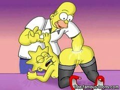 Well-known toons backdoor sex