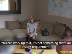 Fake Agent UK (FakeHub): Sexy blonde milf takes it from behind in casting