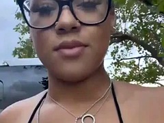 Outdoor sex with a curvy ebony teen i found her at meetxx.com