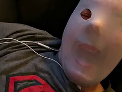 30 minutes of latex breath play with electro cock play and cumming multiple times with 2 continuous minutes of happy orgasm.