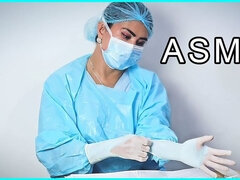 Asiatisk, Handskar, Latex, Sjuksköterska