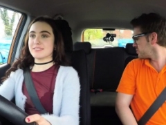 Fake Driving School Novel learners tight fuck hole stretched