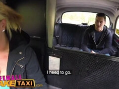Female Fake Taxi Hot blonde sucks and fucks Czech cock in taxi