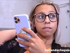 Blonde Jolynn wants his big cock