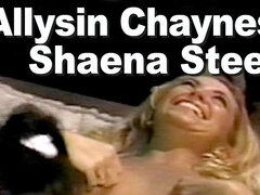 Allysin Chaynes & Shaena Steel lesbos lick vibrator