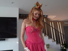 Elly Clutch Princess peach begs for a creampie - Blowjob