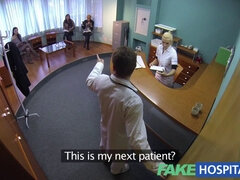 Young patient caught getting pounded by doctor in fake hospital POV
