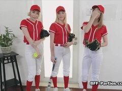 POV home run foursome with baseball besties