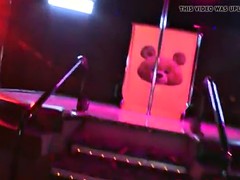 girlfriend cocksucking stripper during show