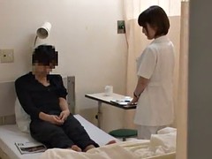 sexy asian nurse gives a blowjob and gets screwed hardcore